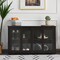 Costway Kitchen Storage Cabinet Sideboard Buffet Cupboard w/ Sliding Door